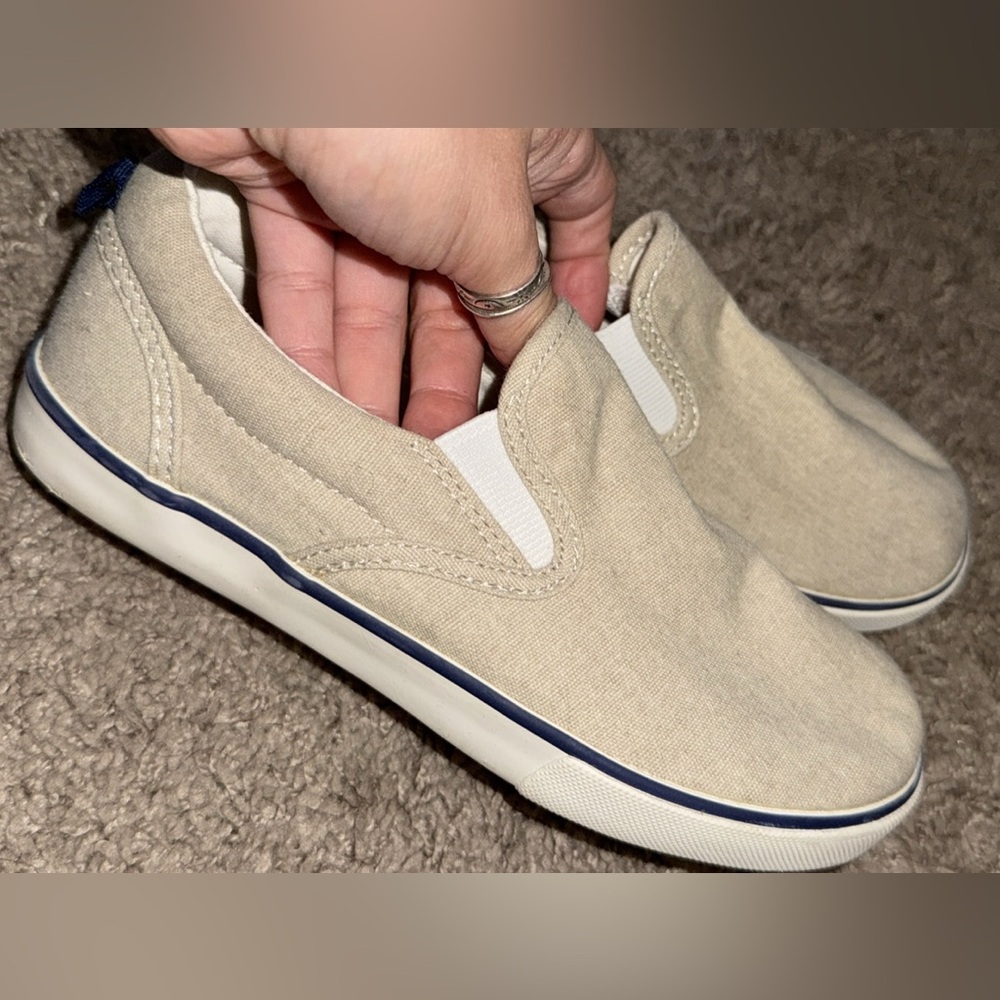 GAP Boys Beige Slip-On Sneakers